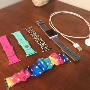 🍎 APPLE Rose Gold 38mm Watch Bundle